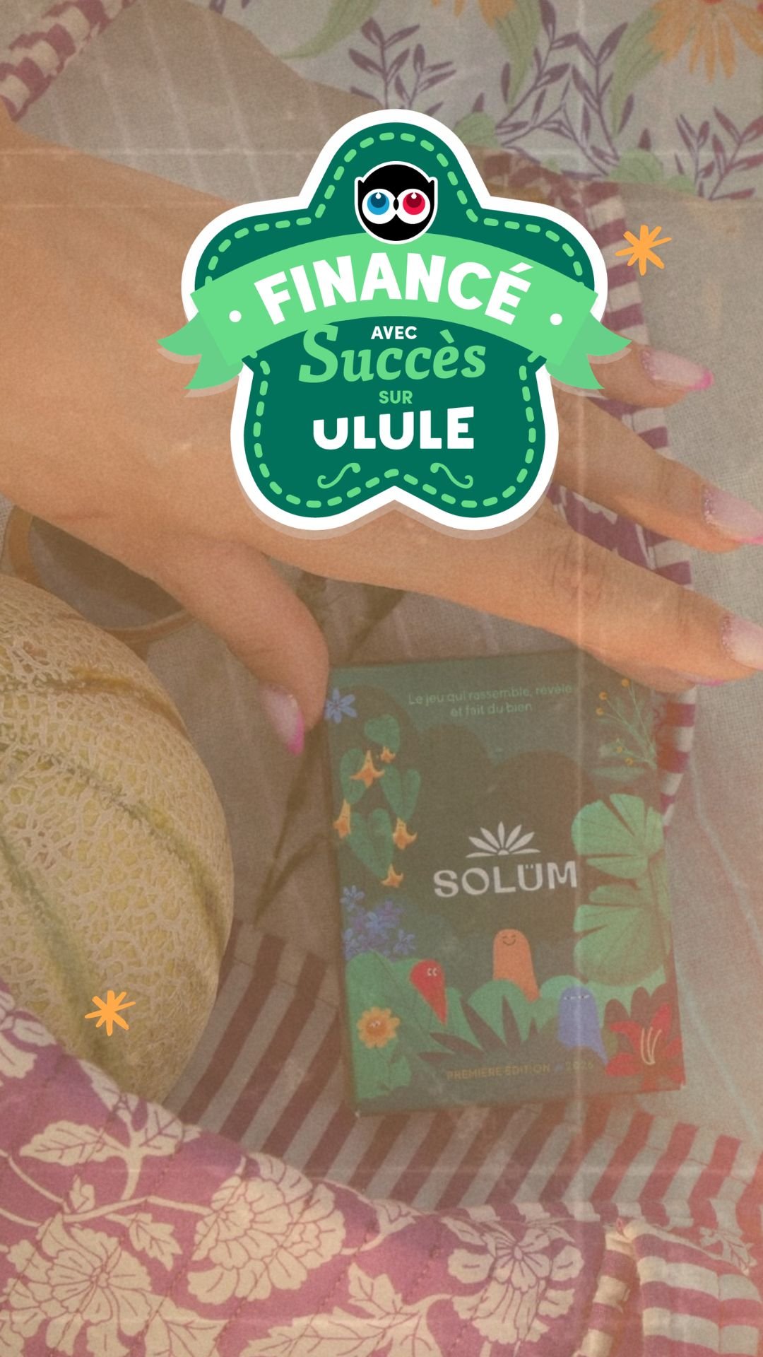 Publication Instagram SOLÜM, le jeu de cartes conversation